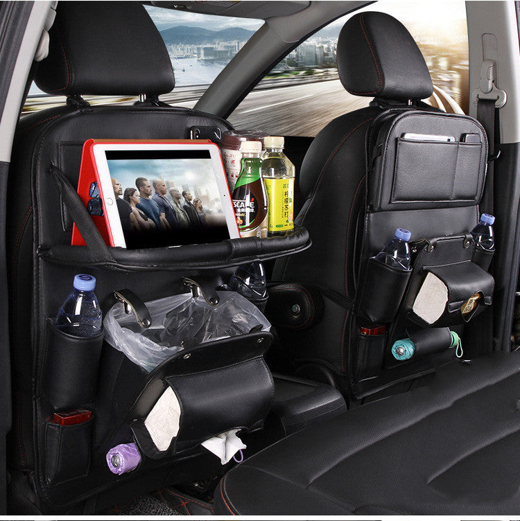 How can I organize my car interior quickly?